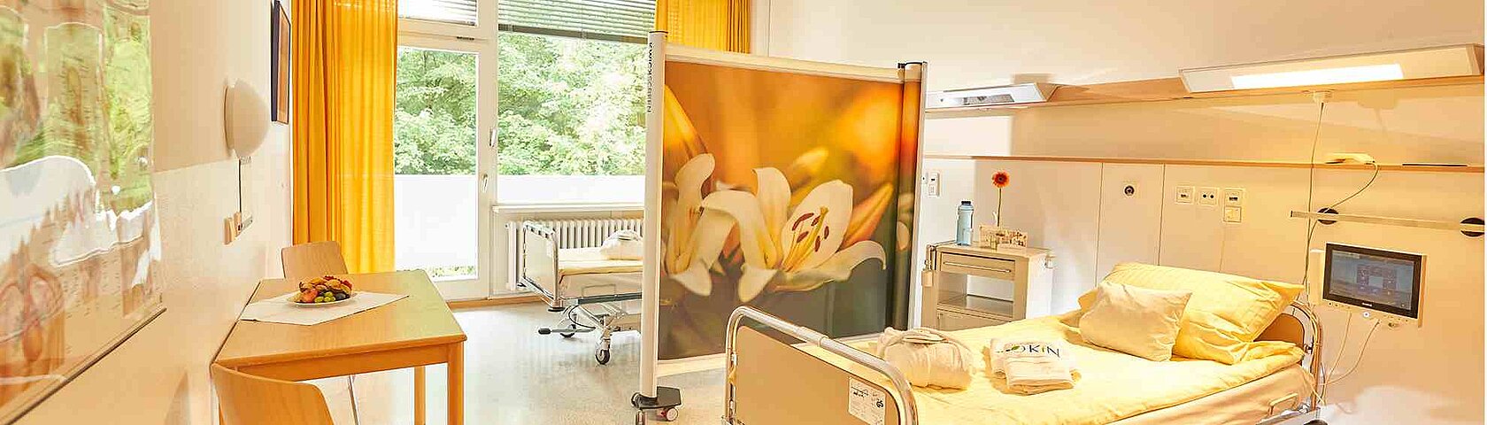 Information für Patienten und Besucher Patientenzimmer KfN München