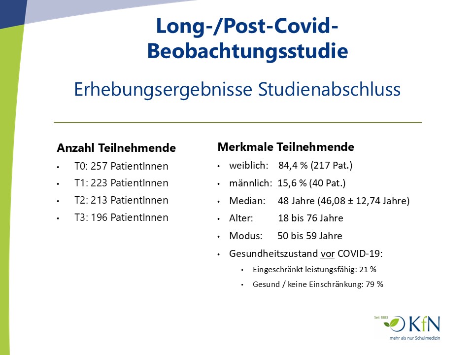 Long-/Post-Covid-Beobachtungsstudie.